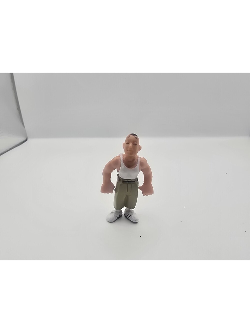 Lil Homies PVC Figure 1.75" Boxer Series 3 Tan Shorts White tank
